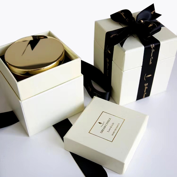 candles set luxury box gift custom candle boxes